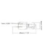 Othmro Halogen Bulbs G4 20 Watt 12V Lighting Halogen Light Bulbs Type for Under Cabinet Puck Light, Chandeliers,Track Lighting,Lamp Soft White Under Cabinet Puck Lighting Replacement 12V 20PCS view 3