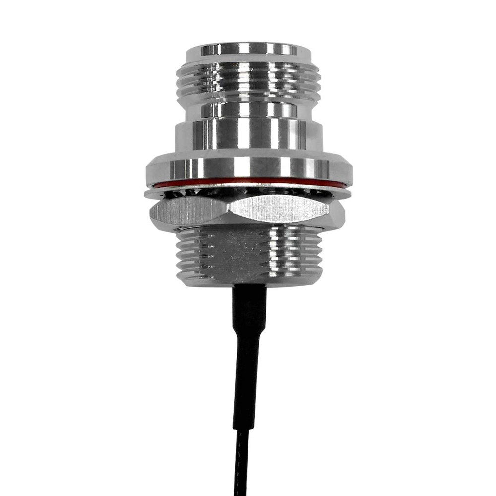 [GTT] IP67 N Rear Lock Jack 1.37 SMA Straight RP-Plug,Black,50,L=200,MM