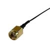 [GTT] IP67 N Rear Lock Jack 1.37 SMA Straight RP-Plug,Black,50,L=200,MM view 2