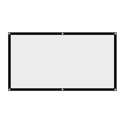 16:9 Foldable Projector Screen, 60/72/84/120 Inch Portable Projector Screen Outdoor Without Folding Crease(72 inch)