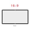 16:9 Foldable Projector Screen, 60/72/84/120 Inch Portable Projector Screen Outdoor Without Folding Crease(72 inch) view 2