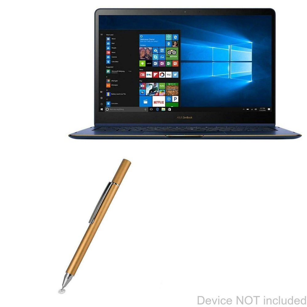 BoxWave Stylus Pen Compatible with ASUS ZenBook Flip S UX370 - FineTouch Capacitive Stylus, Super Precise Stylus Pen - Champagne Gold