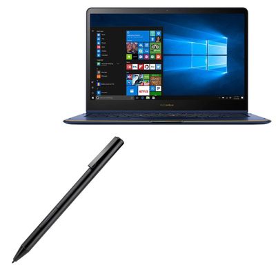 BoxWave Stylus Pen Compatible with ASUS ZenBook Flip S UX370 - ActiveStudio Active Stylus 2019, Electronic Stylus with Ultra Fine Tip - Jet Black