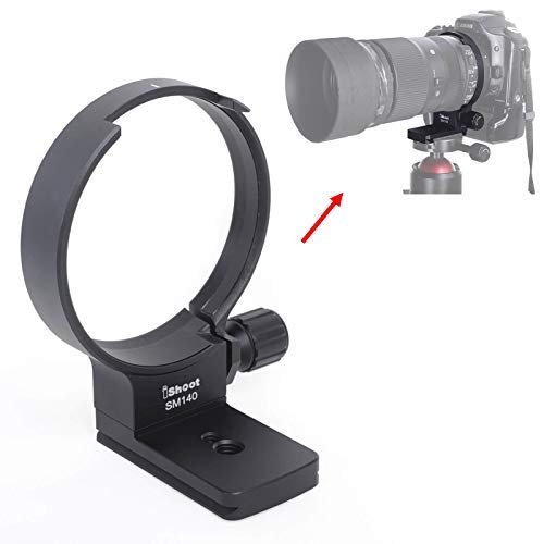 Camera Metal Tripod Mount Ring Lens Collar Holder Compatible with Sigma 100-400mm f/5-6.3 DG OS HSM Contemporary Lens (EF & F Mount), Built-in Arca-Swiss Type Quick Release Plate for Tripod Ball Head