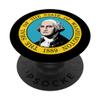 State of Washington Seal Flag - United States of America USA PopSockets Grip and Stand for Phones and Tablets view 1