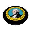 State of Washington Seal Flag - United States of America USA PopSockets Grip and Stand for Phones and Tablets view 3