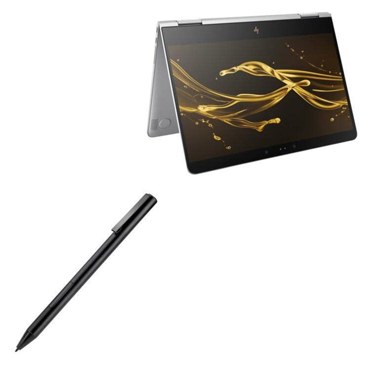 BoxWave Stylus Pen Compatible with HP Spectre x360 (13-w053nr) - ActiveStudio Active Stylus 2019, Electronic Stylus with Ultra Fine Tip - Jet Black