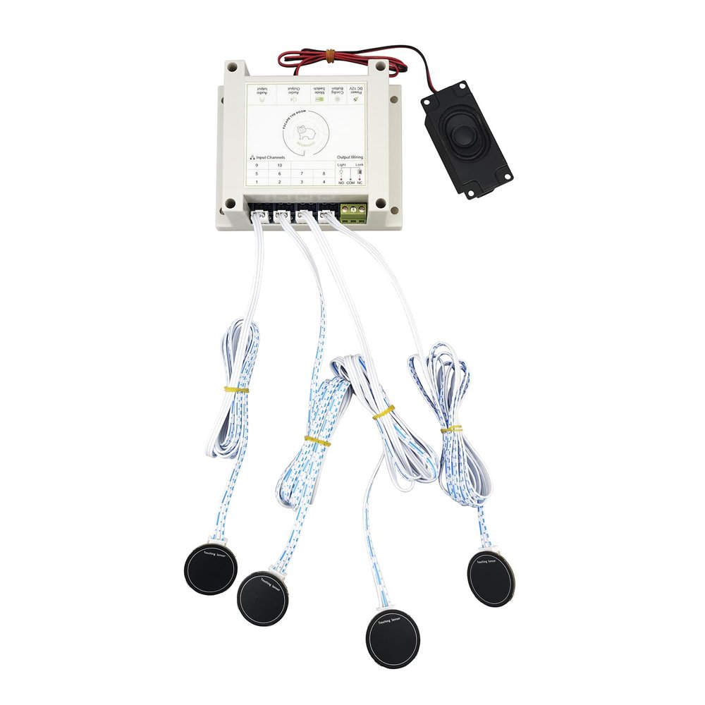 BearHoHo Escape Room Game Touch Sensor Props Touch in Correct Sequence to Unlock Real Life Adventure Game Props (7 Sensor)