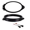 6x9 Front Car Speaker Install Adapter Bracket Mount Plates with Speaker Wire Connectors- Made for Chevrolet GMC: 2015-2024 Canyon, Colorado, Sierra, Silverado, Suburban, Tahoe, Yukon +More view 1