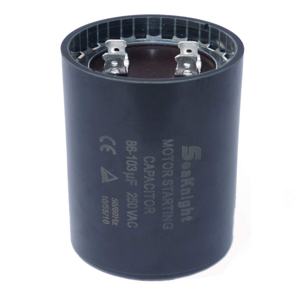 BlueNatHxRPR 86-103 MFD (uF) Motor Start Capacitor Compatible for Franklin Control Box 2801074915, CRC 2824085015 3/4 and 1 HP Well Pump and Others