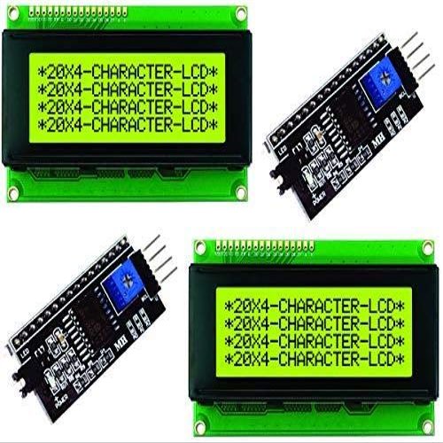 CANADUINO 2X LCD 2004 4x20 Matrix Character Display with Backlight - I2C Interface Included (Green)