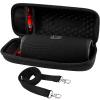 Comecase Hard Travel Case for JBL Charge 4/ Charge 5 Waterproof Bluetooth Speaker. Carrying Storage Bag Fits Charger and USB Cable (Case Only) - Black view 1