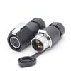 SZJELEN XHP20 Series 2Pin-12Pin Panel Mount Waterproof Aviation Conenctor IP67,AC DC Signal,Industrial Electrical Power Cable Connector Plug Socket,Fit RV Solar Port (2Pin) view 1