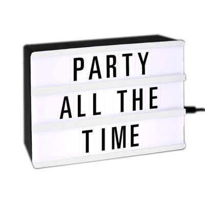 LED Mini Cinema Marquee Lightbox USB Powered Customizable