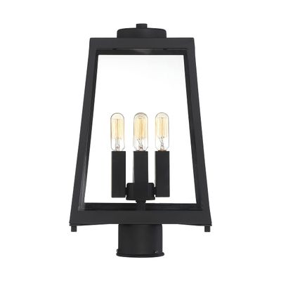 Nuvo Lighting 60-6585 Transitional Four Light Post Lantern from Halifax Collection in Bronze/Dark Finish, 9.50 inches