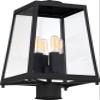 Nuvo Lighting 60-6585 Transitional Four Light Post Lantern from Halifax Collection in Bronze/Dark Finish, 9.50 inches view 3