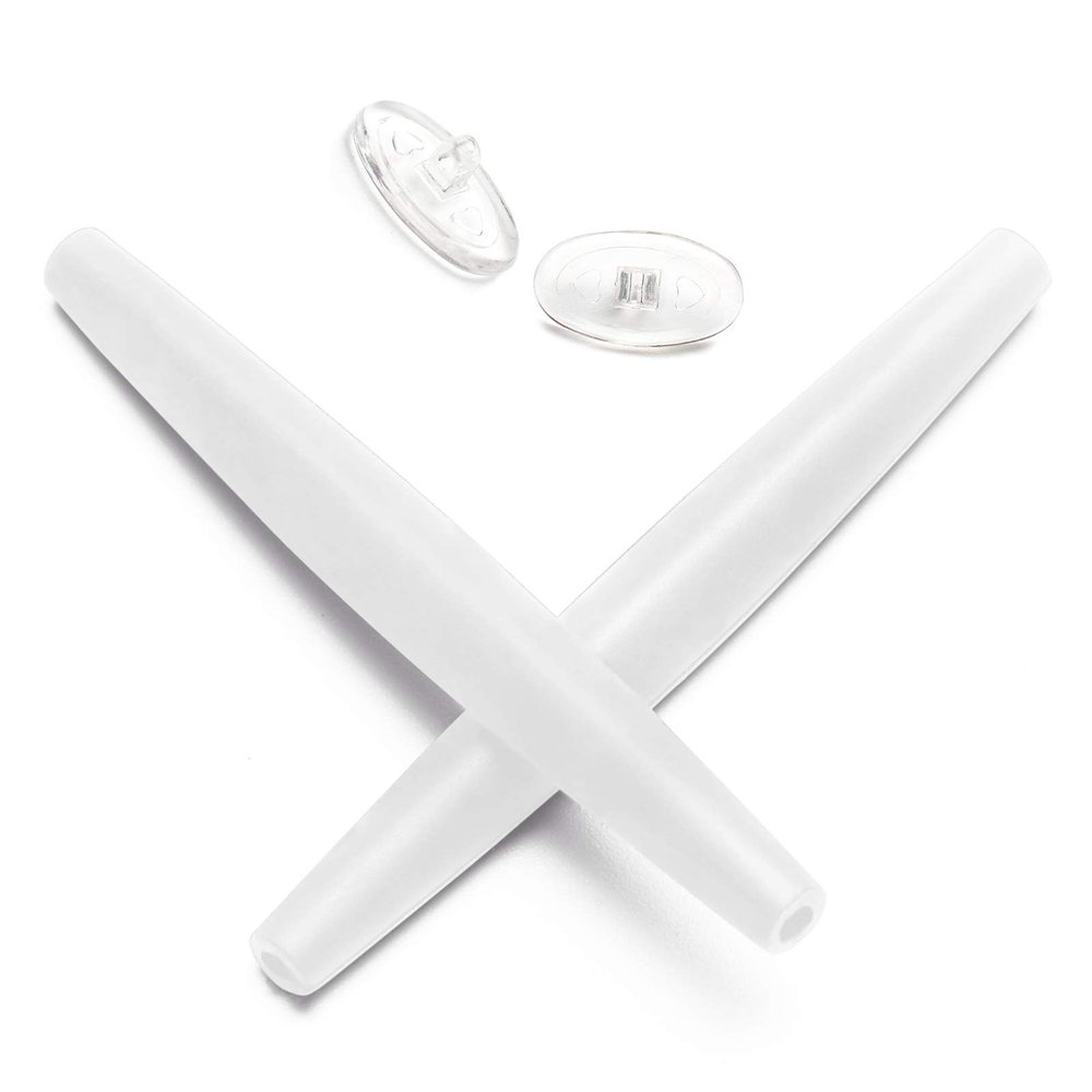 Mryok Replacement Earsocks Nosepiece for Oakley Half Wire 2.0 Sunglass - White