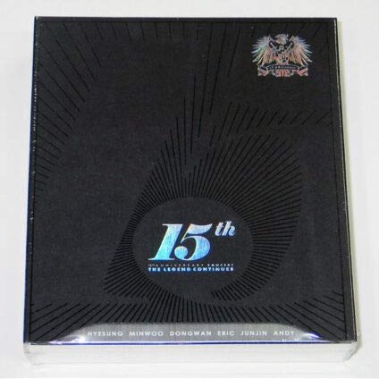 SHINHWA 15th Anniversary Concert The Legend Continues DVD + Photobook