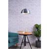 Living District Circa 1 Light Burnished Nickel Pendant view 2