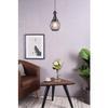 Living District Miya 1-Light Modern Metal Pendant in Black Finish view 2