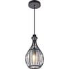 Living District Miya 1-Light Modern Metal Pendant in Black Finish view 3