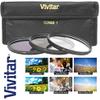 3-Pcs HD UV Polarizer & ND-8 Filter Kit for Nikon D3500 (55mm Compatible) view 4