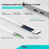 10ft Charger for MacBook Pro/Air 16, 15, 14, 13 inch 2025, 2024, 2023, 2022, 2021, 2020, M1 M2 M3 M4, 96W USB C Power Adapter, LED, 100W USB-C Cable Charging as Fast as Original Quality view 4