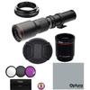 High-Power 500mm/1000mm f/8 Manual Telephoto Lens for Panasonic Lumix GH5 GH4 GH3 GX85 G85 GX850 GX8 GX7 G7 G6 view 1