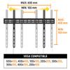Engel AC0570E Ultra Slim Fixed Bracket, 2 cm to Wall view 3