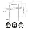 Engel AC0570E Ultra Slim Fixed Bracket, 2 cm to Wall view 4