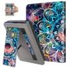 VORI Stand Case for 6" Kindle Paperwhite (Fits 10th Generation 2018 / All Paperwhite Generations Prior to 2018) PU Leather Case Smart Cover with Auto-wake/sleep and Hand Strap, Mandalas Galaxy view 1