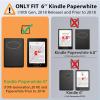 VORI Stand Case for 6" Kindle Paperwhite (Fits 10th Generation 2018 / All Paperwhite Generations Prior to 2018) PU Leather Case Smart Cover with Auto-wake/sleep and Hand Strap, Mandalas Galaxy view 2