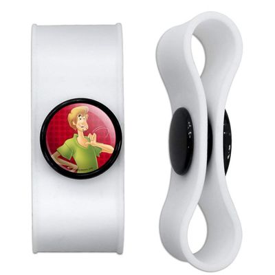 GRAPHICS & MORE Scooby-Doo Shaggy Character Headphone Earbud Cord Wrap - Charging Cable Manager - Wire Organizer Set of 2 - White