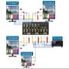 1 in 4 Out Composite Video Stereo Audio Distributor Splitter view 3