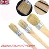 Natural Bristle Round Paint Professional Wax Painting Brush Wooden Handle for Oil Acrylic Watercolor Art 30mm view 4