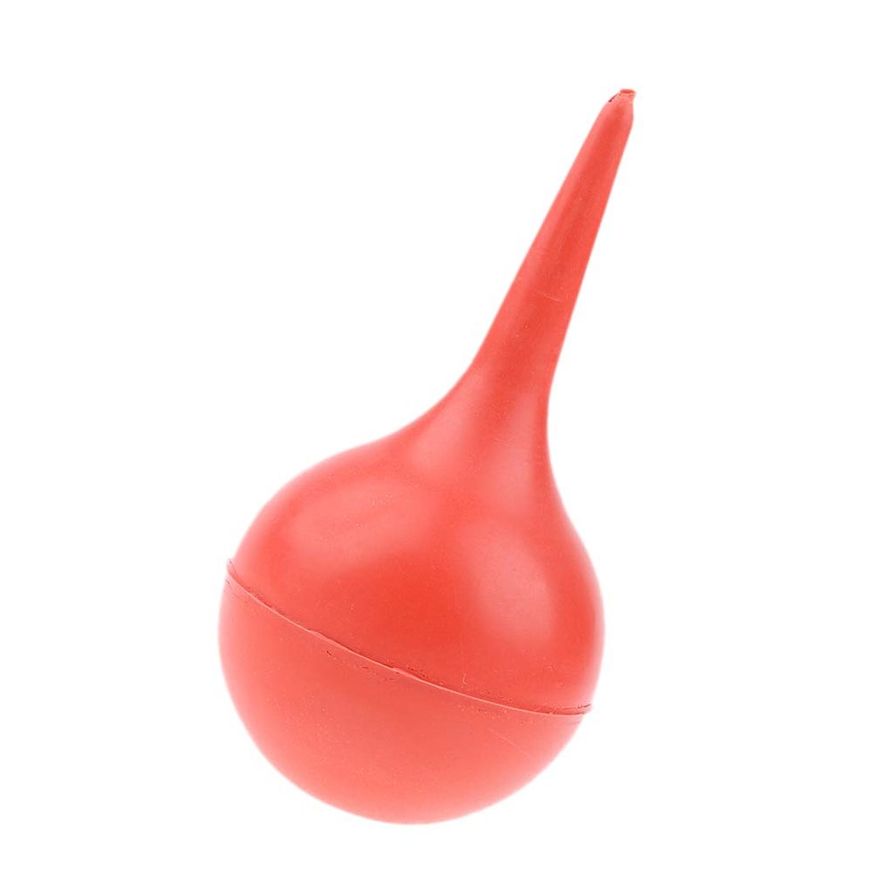 Almencla Rubber Bulb Air Dust Blower, Orange, 90ml