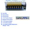 Arcity 5V 12V 24V Output Switching Power Supply Unit Adjustable for Video Multi Games Machine Console Cocktail CCTV Computer DIY Horizontal New(+5V/8A +12V/8A +24V/3A) view 2