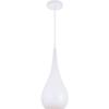 Living District Nora 1 Light White Pendant view 1