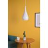 Living District Nora 1 Light White Pendant view 2