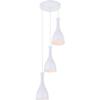 Living District Aiken 3 Light White Pendant view 1