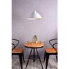 Living District Circa 1 Light White Pendant view 2