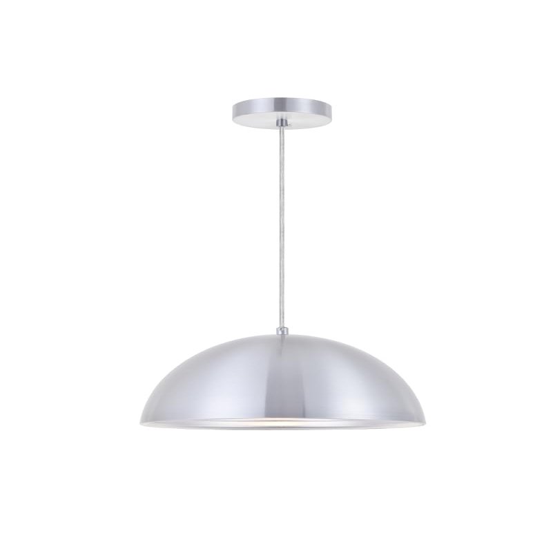 Living District Circa 1 Light Burnished Nickel Pendant