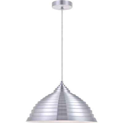 Living District Circa 1 Light Burnished Nickel Pendant