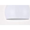 Living District Nora 1-Light Modern Aluminum Pendant in White view 4