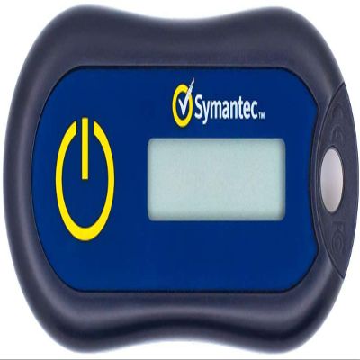 Symantec VIP Hardware Authenticator  OTP One Time Password Display Token - Two Factor Authentication - Time Based TOTP - Key Chain Size