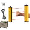 CGOLDENWALL Safety Light Curtain Sensor Light Screen Sensor Infrared Radiation Detector Safety Grating Punch Protector Hand Protection (Beams: 4, Beam Pitch: 40mm) view 1