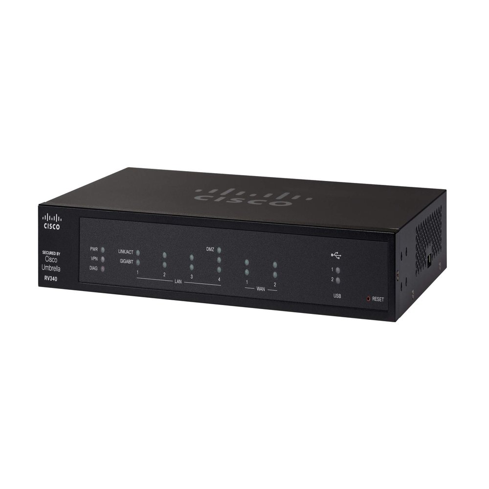 Cisco RV340-K9-NA RV340 Dual WAN Gigabit Router (Renewed)