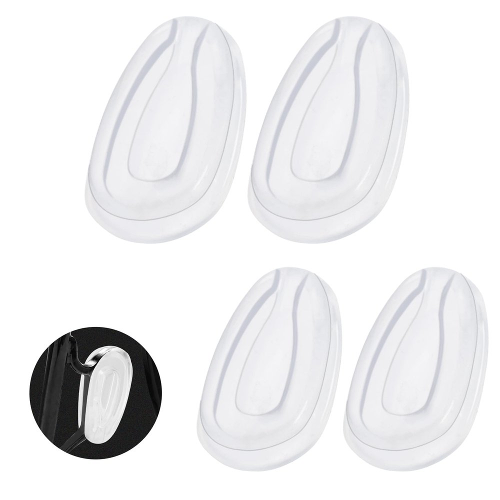Betterun Clear Replacement 2 Pairs Nose Pads for Oakley Titanium Crosshair OO6014