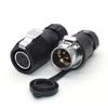 SZJELEN XHP20 Series 2Pin-12Pin Panel Mount Waterproof Aviation Conenctor IP67,AC DC Signal,Industrial Electrical Power Cable Connector Plug Socket,Fit RV Solar Port (4Pin) view 3