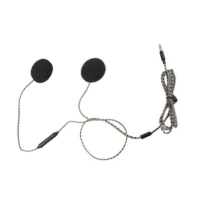 Motorcycle Headphones, Outdoor Sports Helmet Earphone Music Headset, Wired Earphones for Skiing Snowboarding Mountain Biking and Climbing